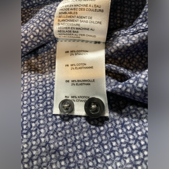 Men’s Synergy Stretch 1XLT Dark Blue Button Up - Picture 4 of 6